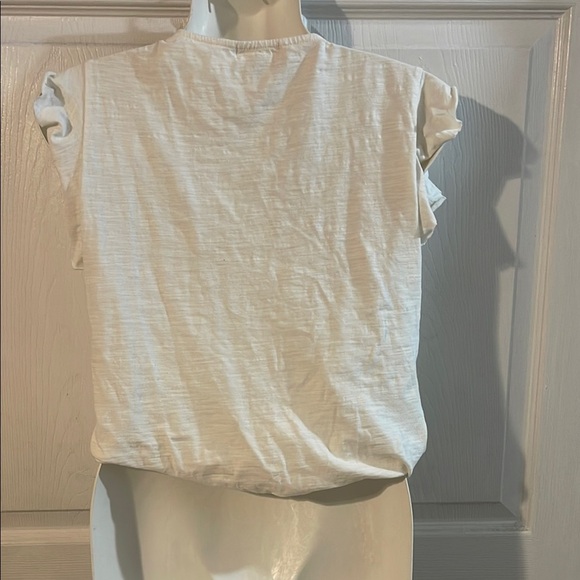 Altar'd State White Tank Top with Ruffle Detail - Picture 4 of 7